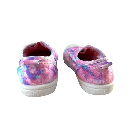Cat & Jack Toddler Girls Slip on Sneakers Multicolored Pink Size 7 - Picture 2 of 6